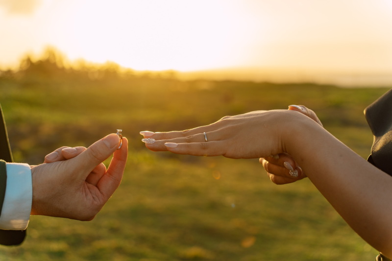 夕暮れに誓う、永遠の輝き♡