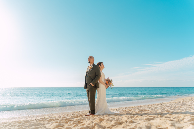 海風を感じて⭐︎ ドラマチックな背中合わせ