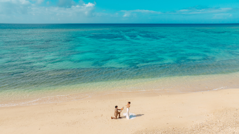 美しき青の世界で叶えるプロポーズ⭐︎