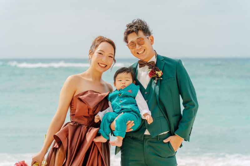 波音と笑い声に包まれて。パパとママ、お子様の絆が輝く特別な一日⭐︎