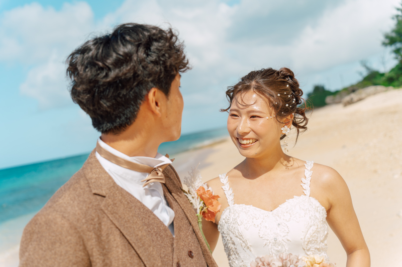 澄み渡るの青空の下で撮影スタート♪