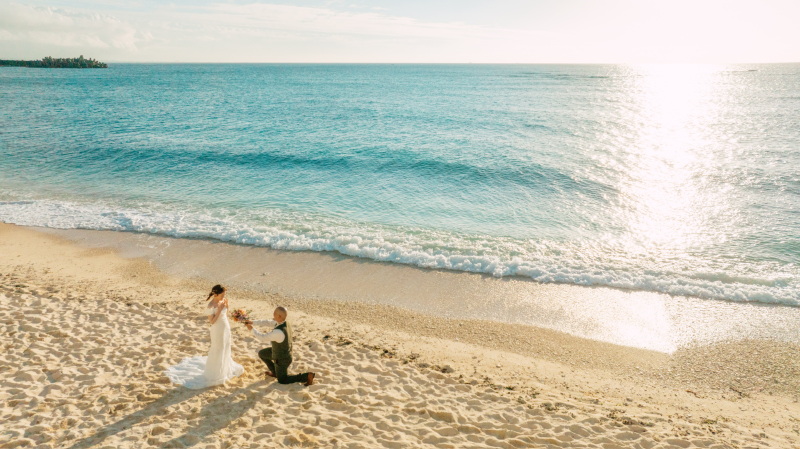 青い海とふたりきり⭐︎ プライベートビーチ撮影