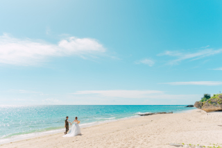 mavie peaceful photo_沖縄でリゾートウェディングオープニングムービー！