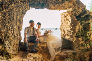 「ザネー浜」でのロケーション撮影