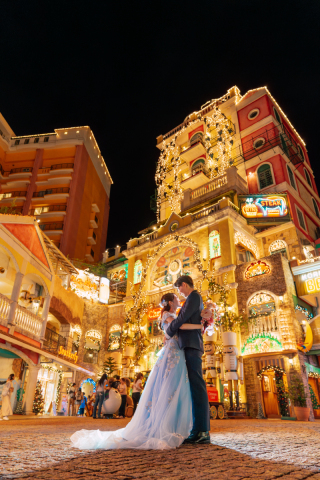 「アメリカンビレッジ」でのロケーション撮影