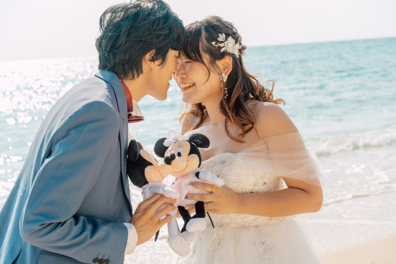 大好きなミッキー、ミニーと