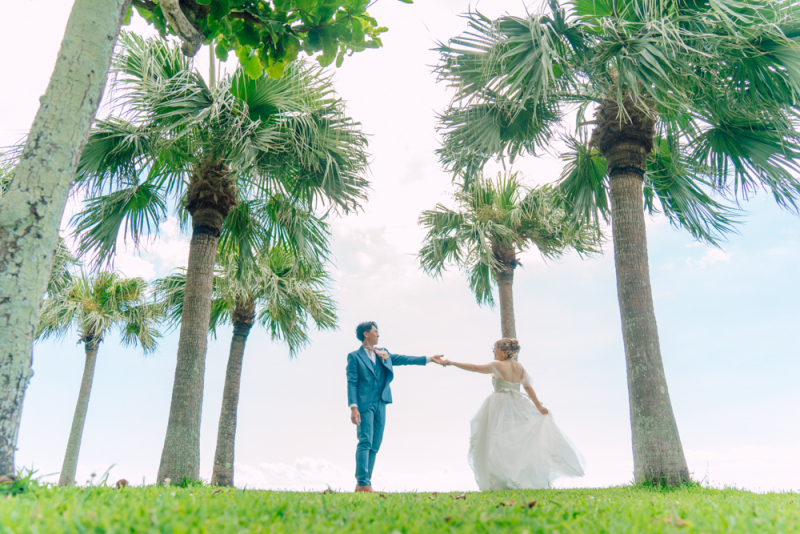 この価格は11月お申込まで!天空のチャペルで二人だけのセレモニーフォト【チャペルとビーチどっちも撮れる!】チャペル&ビーチプラン