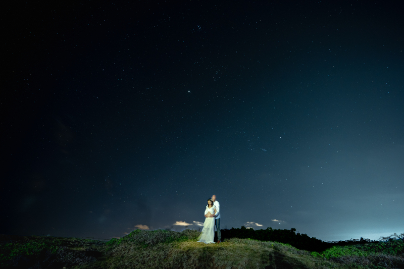 幻想的なナイト撮影☆夜空と共にロマンチックな撮影を【casual night plan】