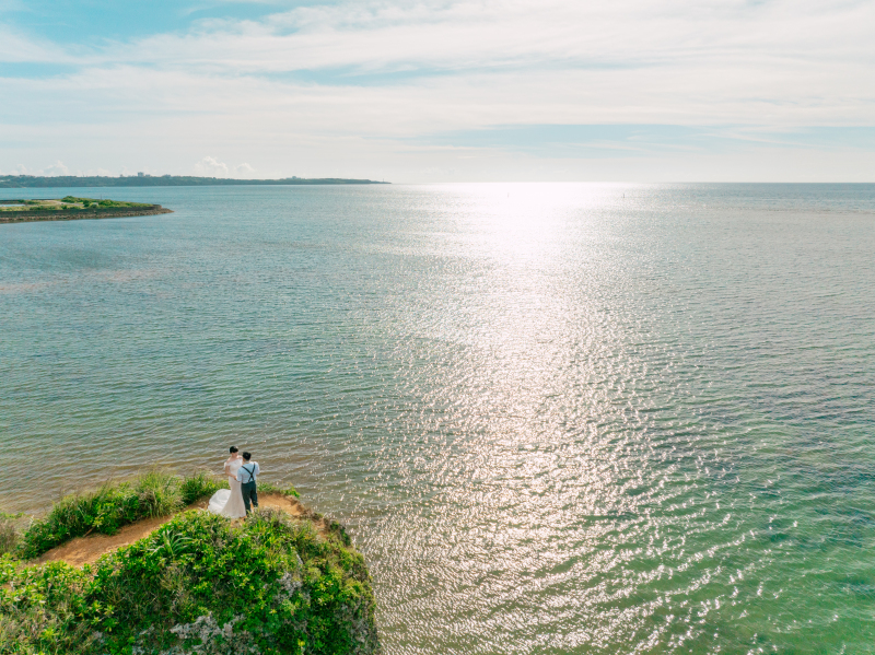 この価格は11月のお申込まで!ドローン撮影も標準装備【ビーチ、グリーン、崖、洞窟..撮りたいシーンが一度に叶う!】ザネー浜プラン