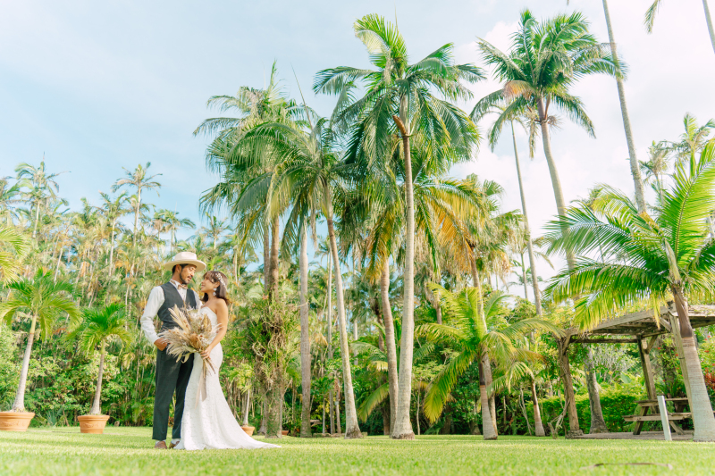 この価格は11月お申込まで!南国ムードたっぷり!東南植物楽園+ビーチ撮影【緑豊かな楽園で愛の瞬間を写真に残す】東南植物楽園プラン