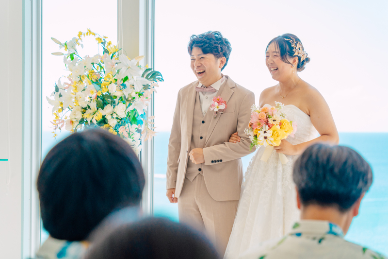 この価格は11月お申込まで!天空のチャペルで二人だけのセレモニーフォト【チャペルとビーチどっちも撮れる!】チャペル&ビーチプラン