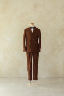 ブラウンスウェードタキシード