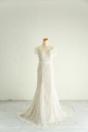 マーメイド半袖ドレス