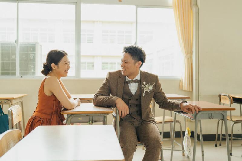 2人のはじまりの場所は学校