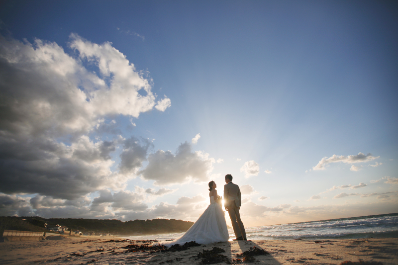 お二人のシルエットはとても美しく、壮大な景色と相性バッチリです！