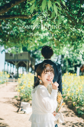 【Photorait限定◆衣装無料着放題!!】旅フォトプラン例2比治山→現代美術館→元宇品公園森海岸 3箇所