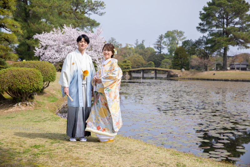 新緑&times;桜