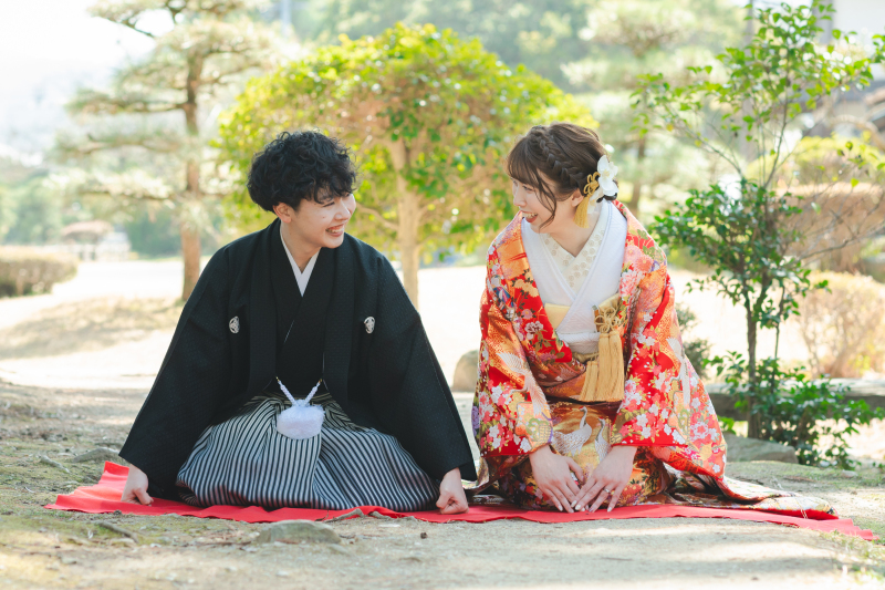 和装撮影からスタート！