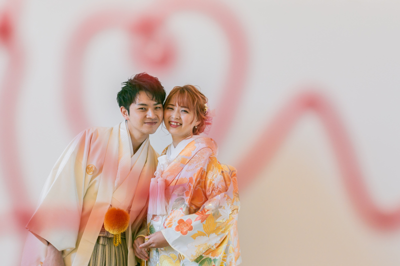 頬をくっつけて可愛い１枚に