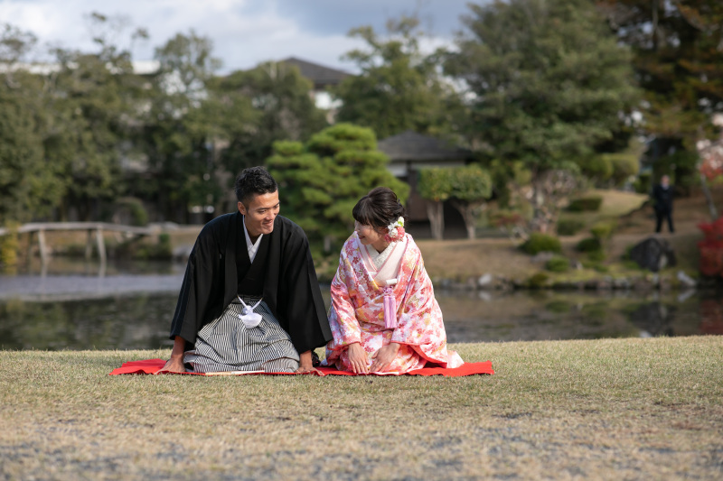 お座りショット