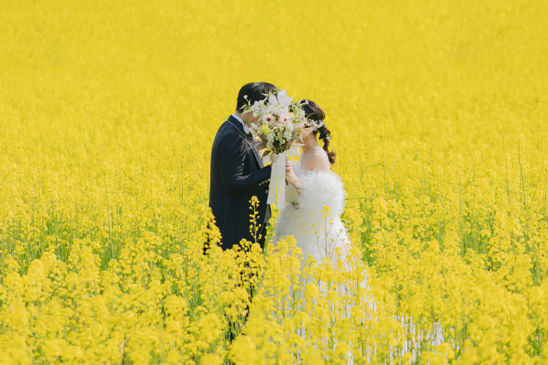 お顔隠しショット