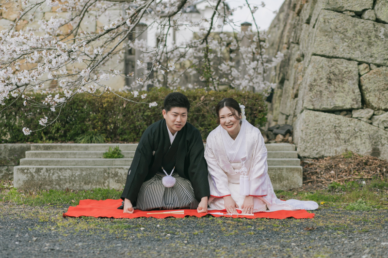 最後は座りショット