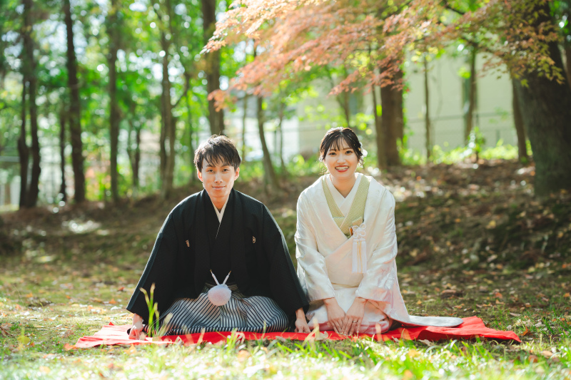 【和装が映える日本庭園で撮影】和装1着ロケーションフォト◆データ50カット付
