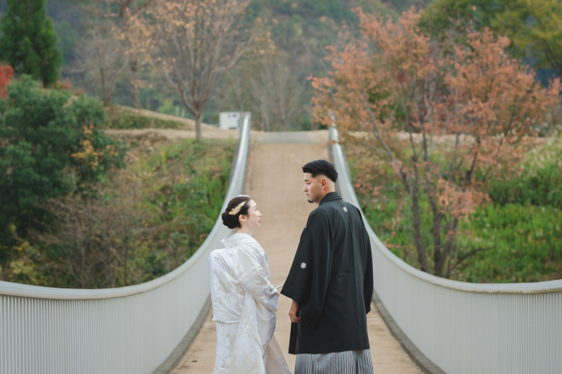 【和装が映える日本庭園で撮影】和装1着ロケーションフォト◆データ50カット付