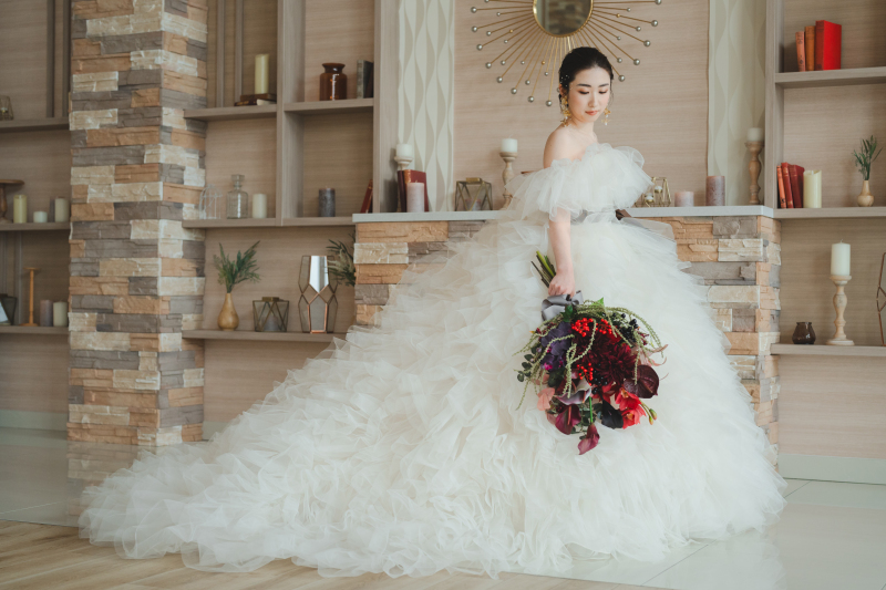 【ソロウェディングプラン】貸切のスタジオ・チャペルでドレスドレス姿を思い出に!