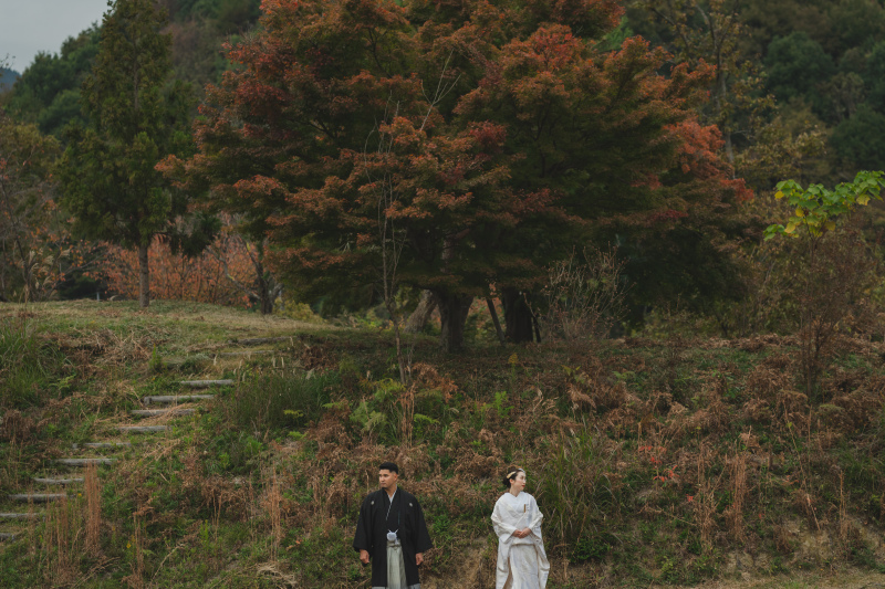 【和装が映える日本庭園で撮影】和装1着ロケーションフォト◆データ50カット付