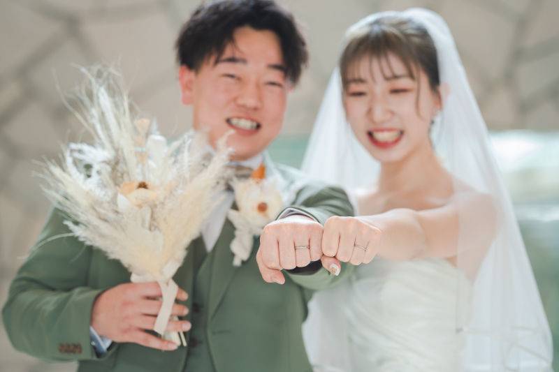 【ドレスにこだわりたい方にオススメ★】ドレス3着+タキシード2着付◆レタッチ済み写真データ150カット