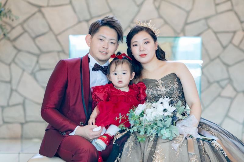 【ファミリーウェディングプラン洋装1着】ご家族ご友人お子様歓迎◆データ50カット付