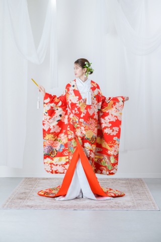 U6 -花車に桜と鶴-