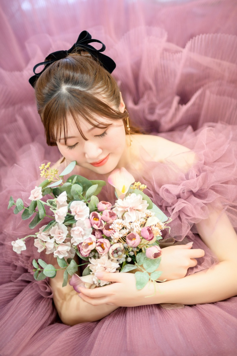 ボリュームドレスならでは