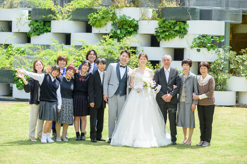 家族写真もバッチリ撮影!