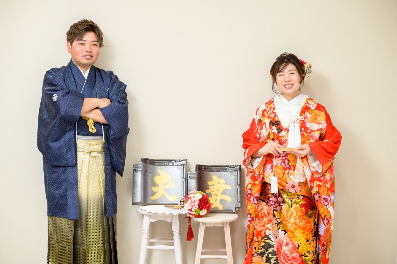 お二人のオリジナル撮影小物