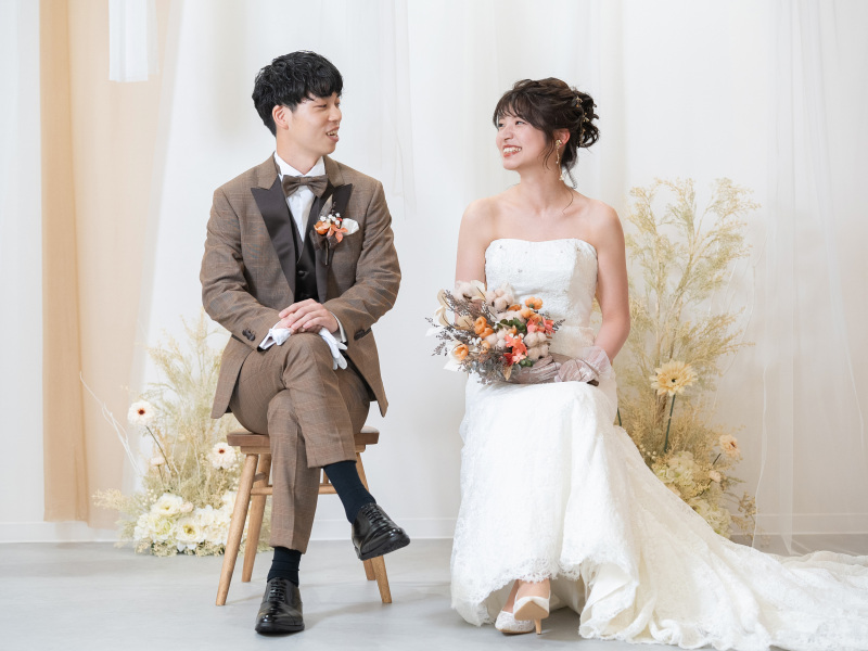 自然な表情が生まれるブース