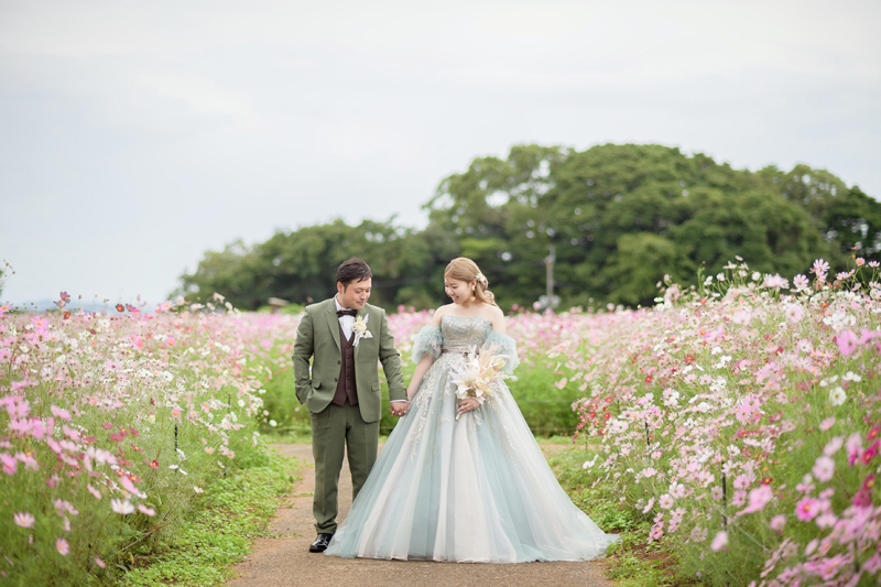 旅行先でのウエディングフォト