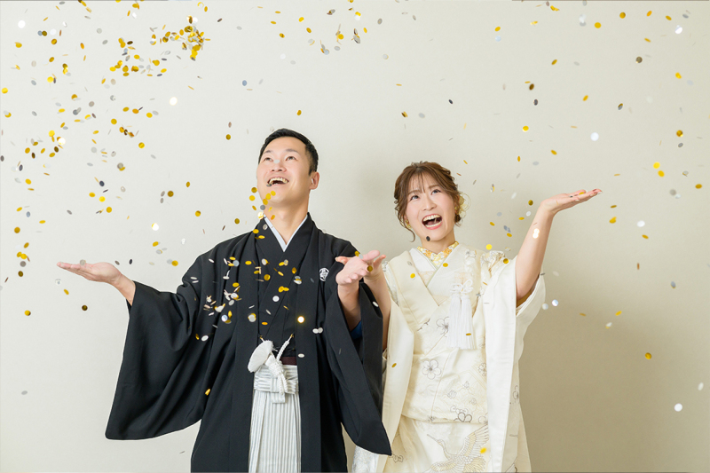 コンフェッティーシャワー