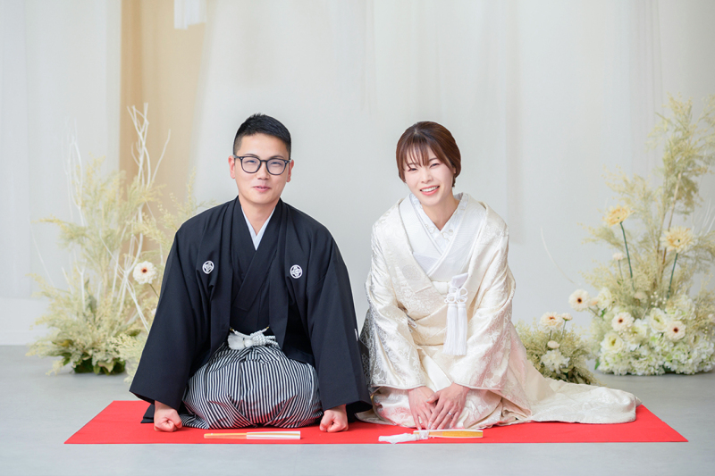 お二人カットもピシッと撮影