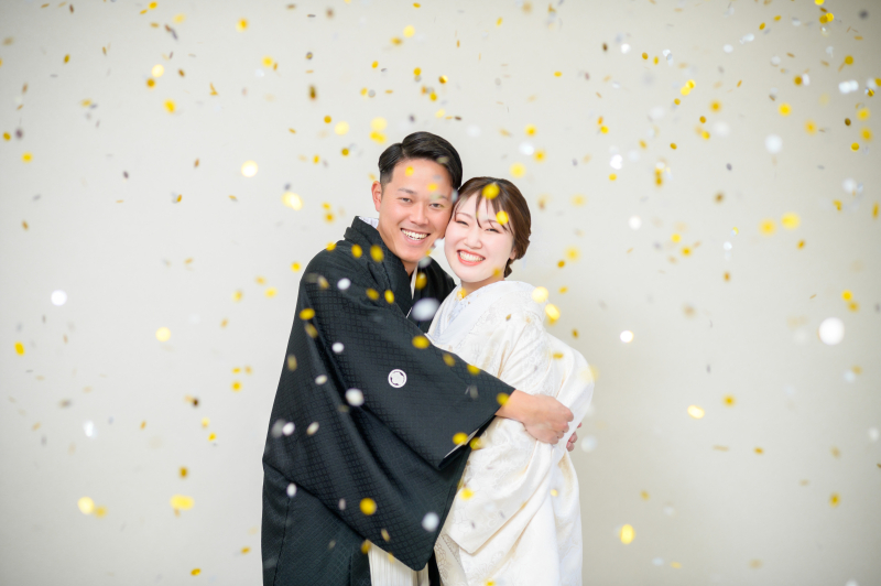 キラキラのコンフェッティ