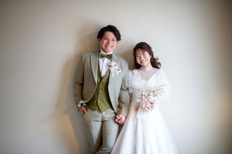 ウェディングドレスにチェンジ