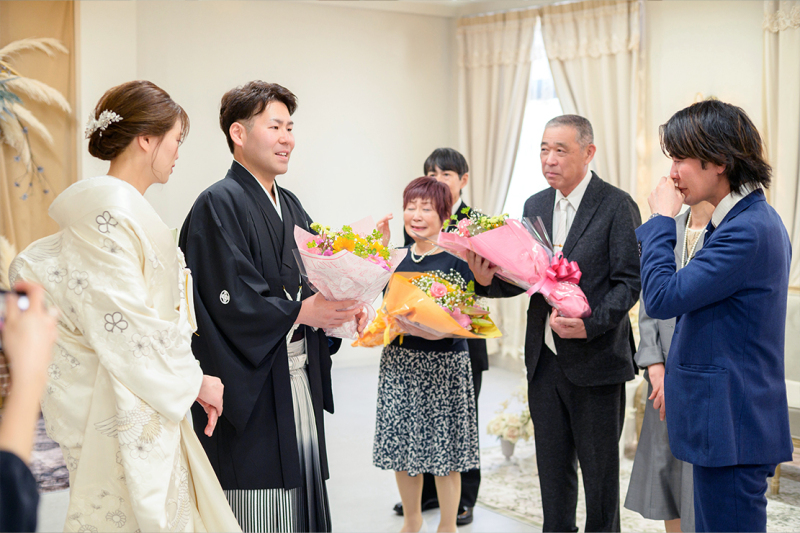 ウェディングデーの最後には感謝の気持ちを!