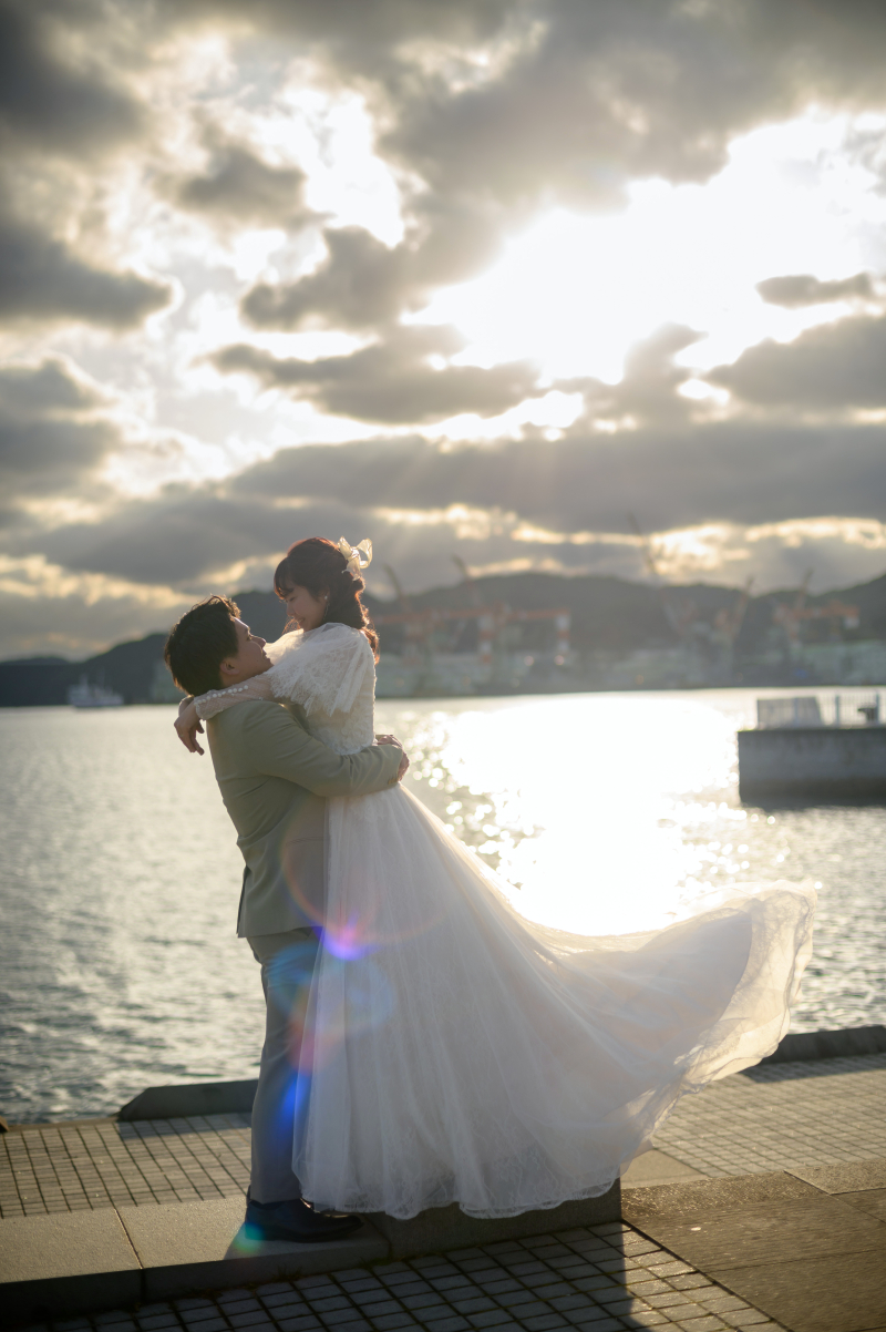 夕日カットで１日を締めくくり