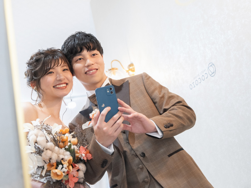 自分のスマホでも自由に撮影