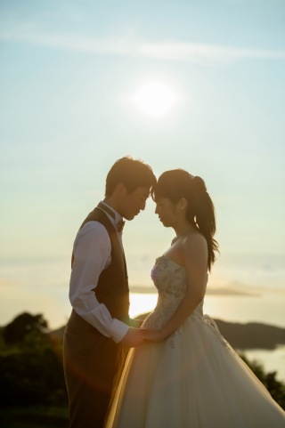 Photo Studio Cocozo(フォトスタジオココゾ)長崎・佐世保_【緑ロケーション】広大な緑の絨毯と空のコントラストが◎