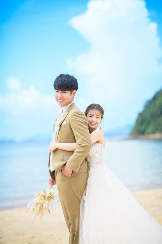Photo Studio Cocozo（フォトスタジオココゾ）長崎・佐世保_【海ロケーション】青い海と白い砂浜で撮る大人気スポット