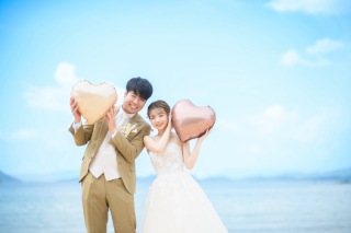 Photo Studio Cocozo（フォトスタジオココゾ）長崎・佐世保_【海ロケーション】青い海と白い砂浜で撮る大人気スポット