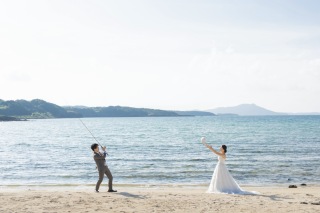 Photo Studio Cocozo（フォトスタジオココゾ）長崎・佐世保_【海ロケーション】青い海と白い砂浜で撮る大人気スポット