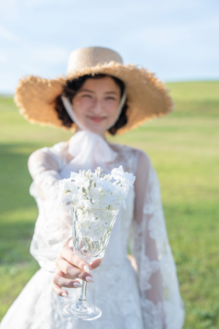 Photo Studio Cocozo（フォトスタジオココゾ）長崎・佐世保_【緑ロケーション】広大な緑の絨毯と空のコントラストが◎